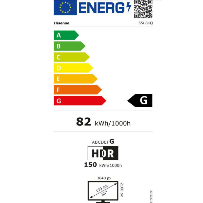 Hisense televizor 55U8KQ ULED 4K UHD Smart