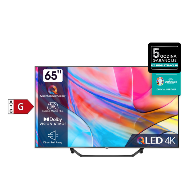 Hisense televizor 65A7KQ QLED 4K UHD Smart 