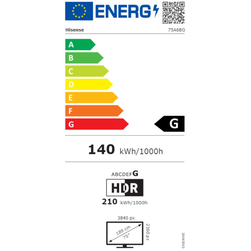 Hisense televizor 75A6BG LED Smart