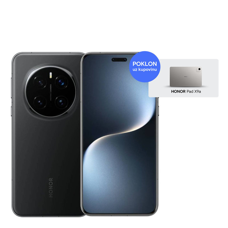 Honor Magic7 Pro mobilni telefon 5G 12GB 512GB crna + poklon tablet Honor Pad X9a