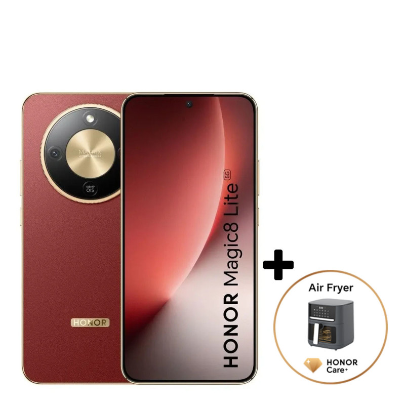 Honor Magic8 Lite mobilni telefon 8GB 512GB + poklon Honor AirFryer 7l + zaštita 360 stepeni
