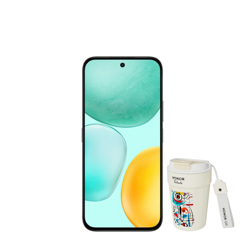 Honor X6C mobilni telefon 6GB 128GB crna + poklon Honor šolja za kafu 
