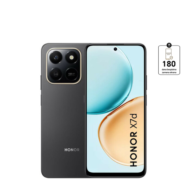 Honor X7d 6GB 128GB Smartphone crna