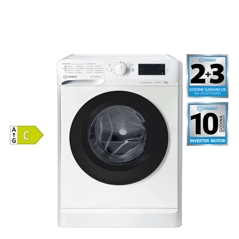Indesit mašina za pranje veša MTWSE 61294 WK EE