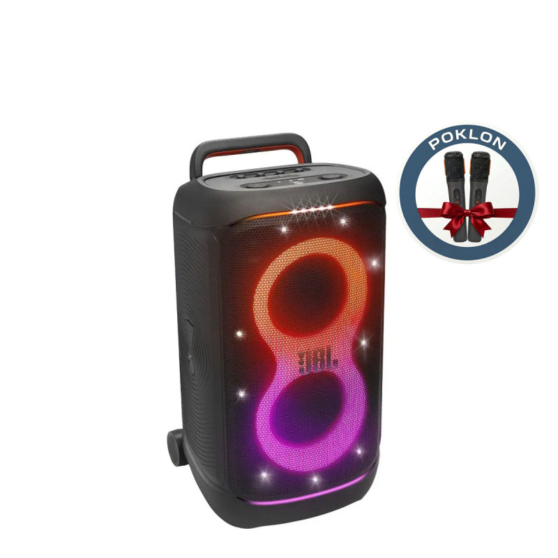 JBL Partybox 520 zvučnik crna + poklon mikrofon JBL Partybox Wireless crna x2