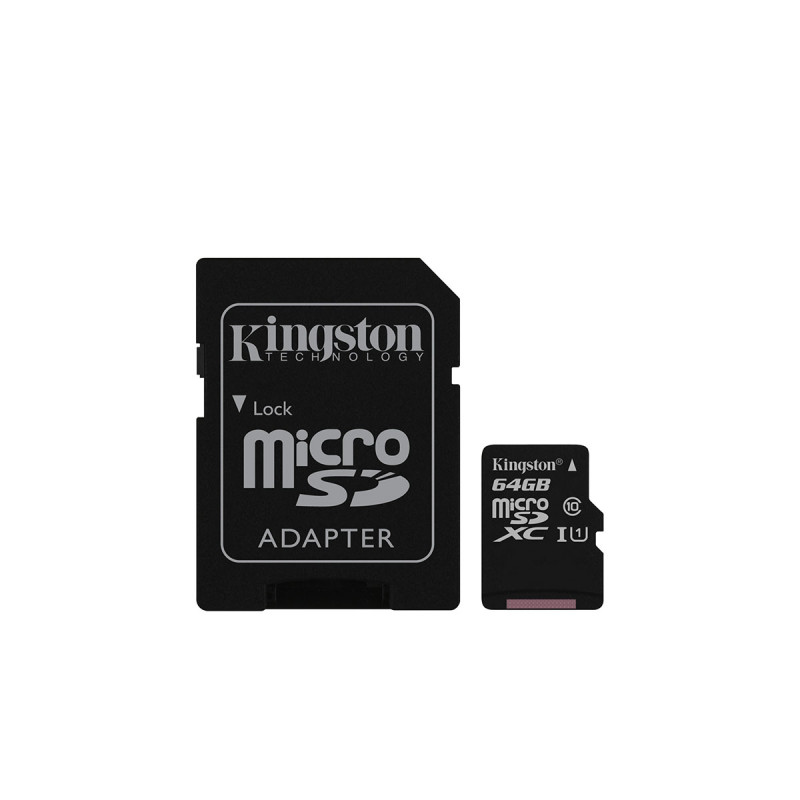 Kingston micro SD 64GB + SD adapter SDC10G2