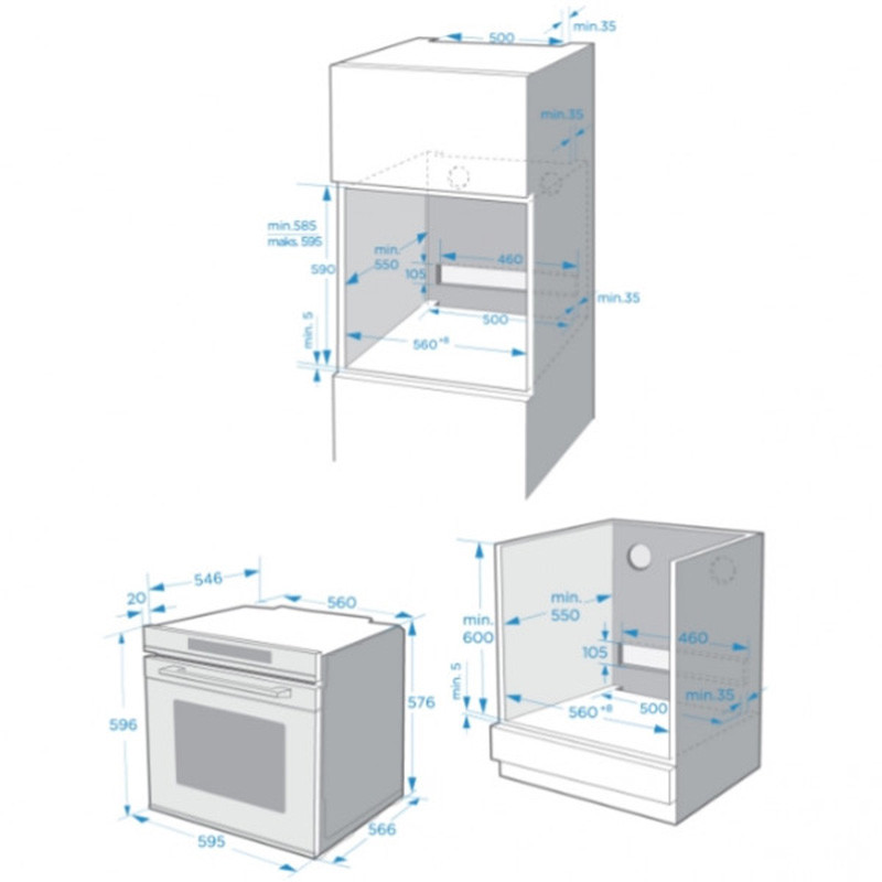 Kon?ar ugradna rerna UPV7214TM 