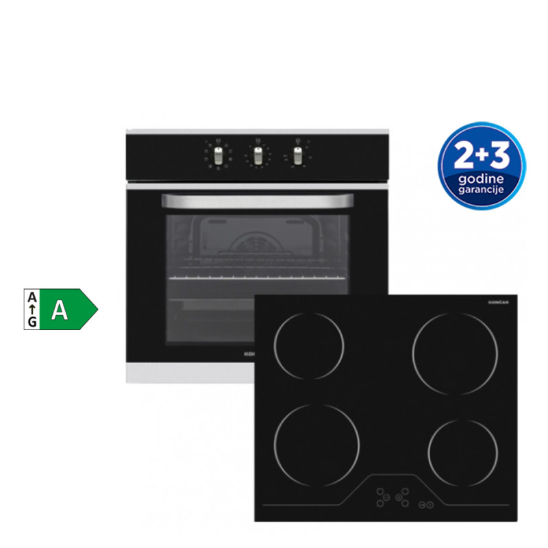 Končar ugradni set UGS-2/UPV659TV+UKE6040K.CM1