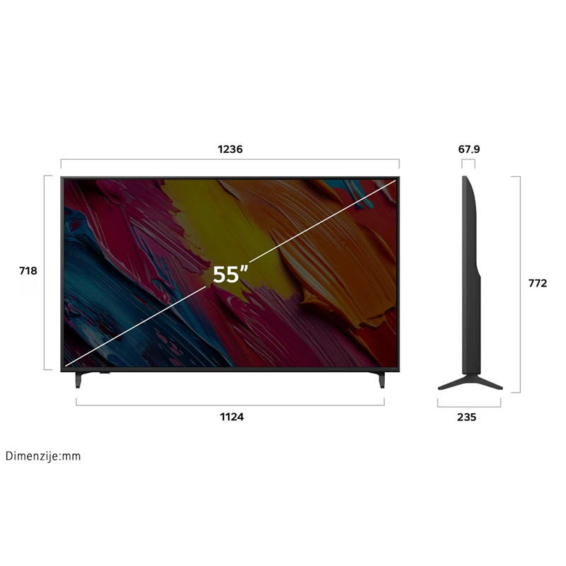 LG LED televizor 55QNED70A6A