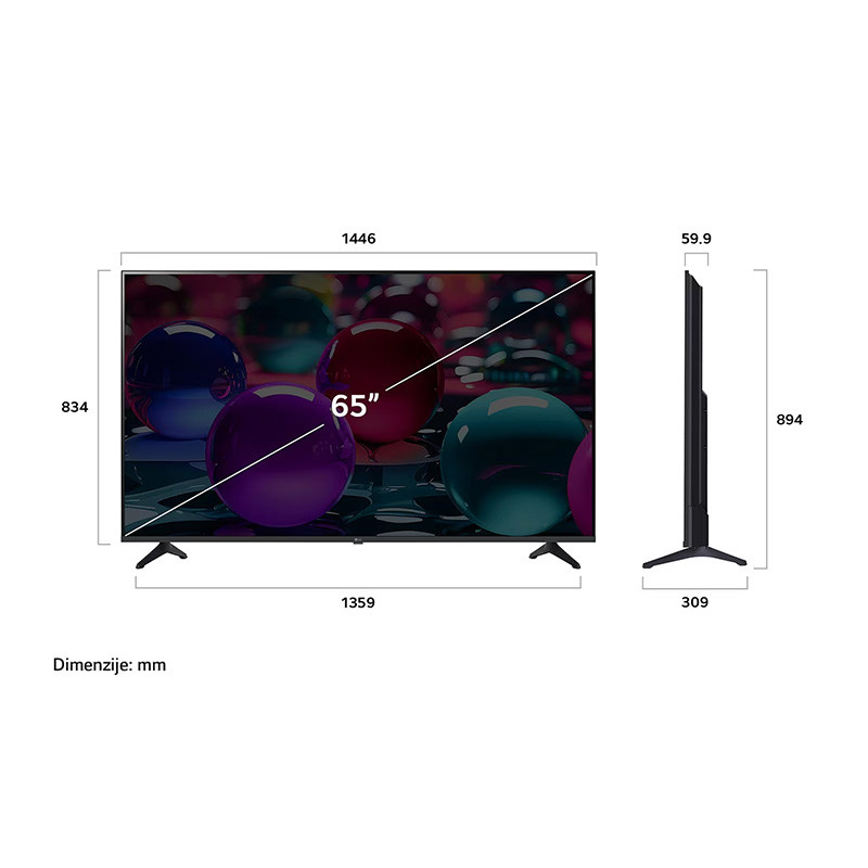 LG LED televizor 65UA73003LA Smart