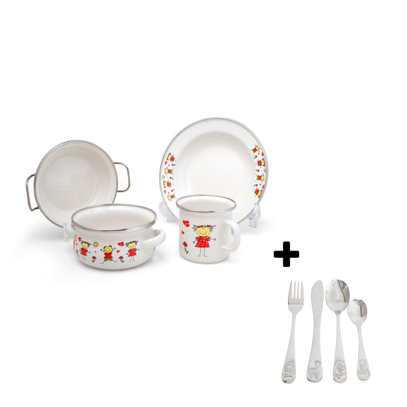 Metalac dečiji set TAKOVO 4/1 + poklon dečiji escajg Zoo 4/1 FT-KID4  