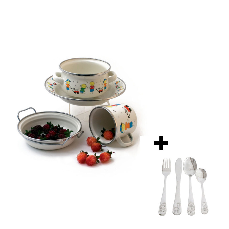 Metalac dečiji set TAKOVO 4/1 + poklon Sigma dečiji escajg ZOO 4/1 FT-KID4