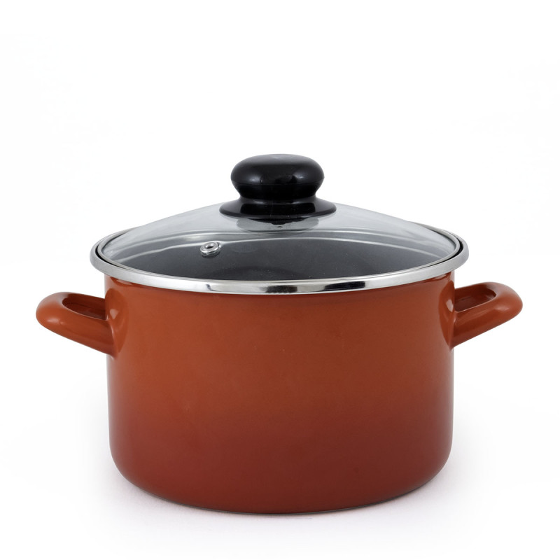 Metalac duboka šerpa CRVENA SENKA 18cm/3lit