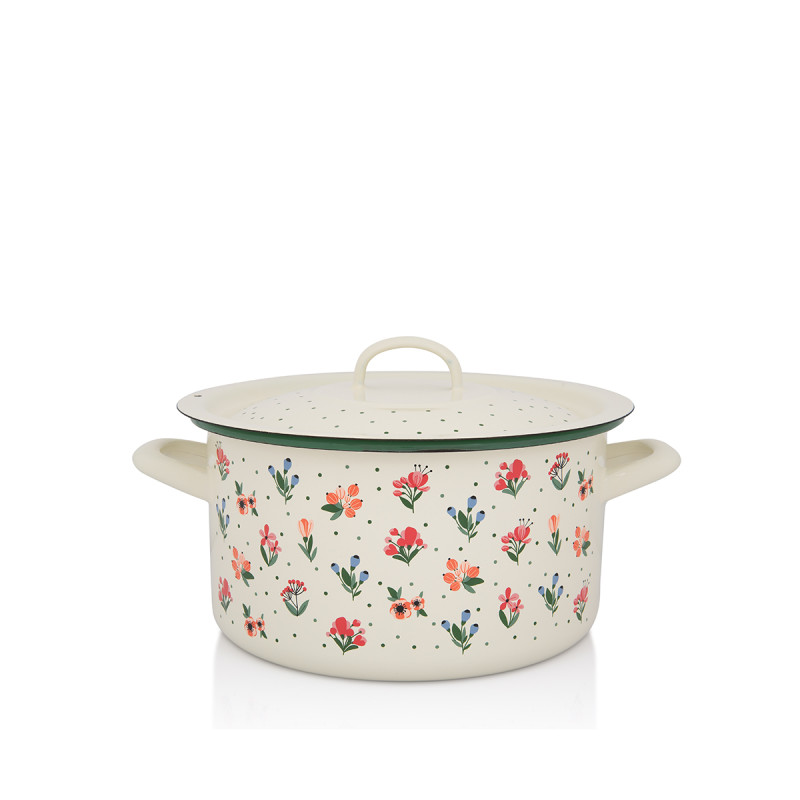 Metalac duboka šerpa CVETNE RADOSTI 22cm/5lit