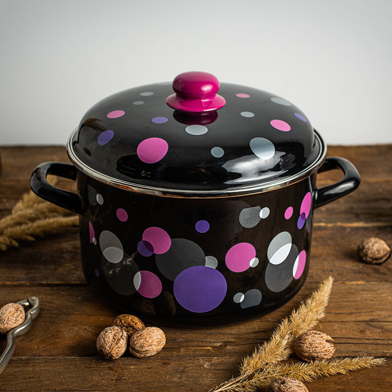 Metalac duboka šerpa FB KRUGOVI 22cm/5lit
