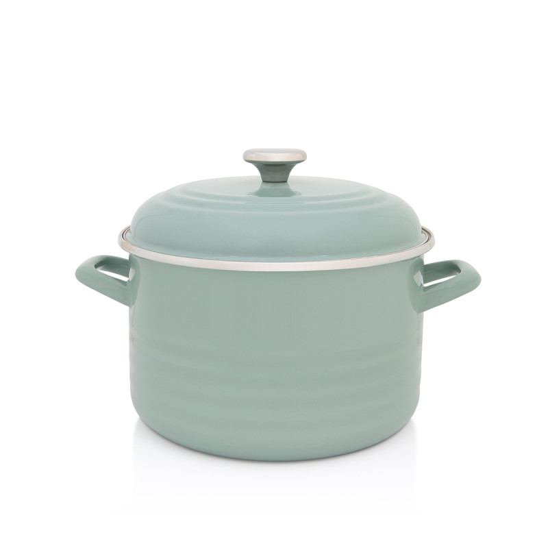 Metalac duboka šerpa WAVE ZELENA 24cm/6,75lit 