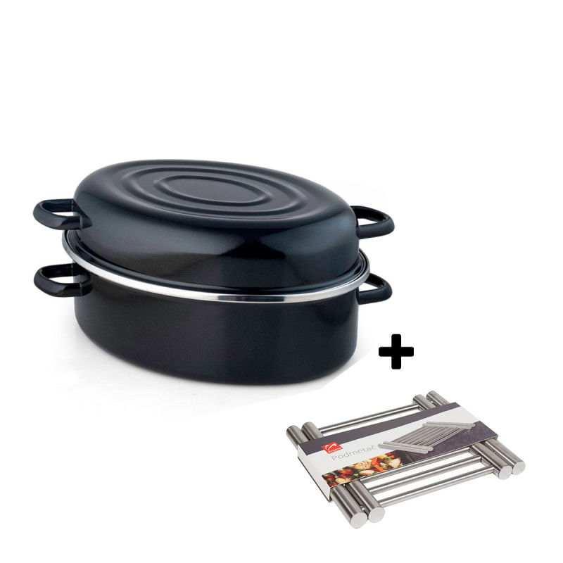 Metalac duboki pekač LUX 38cm/9,5lit + poklon Sigma podmetač LY-898