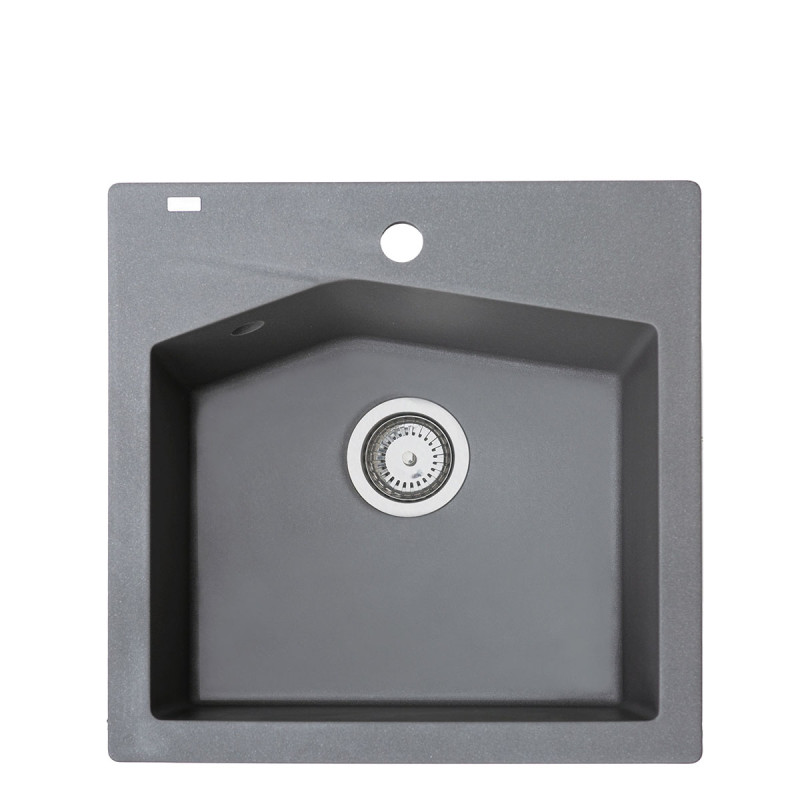 Metalac granitna usadna sudopera xLinea 50 grafit 500x500 ø90
