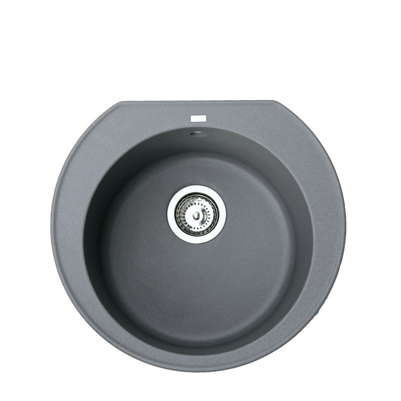 Metalac granitna usadna sudopera xOmega E520 grafit Ø90