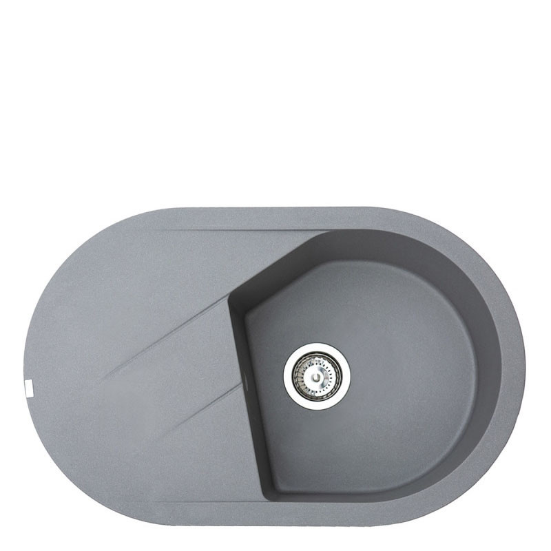 Metalac granitna usadna sudopera xVesta Plus grafit 780x500 ø90