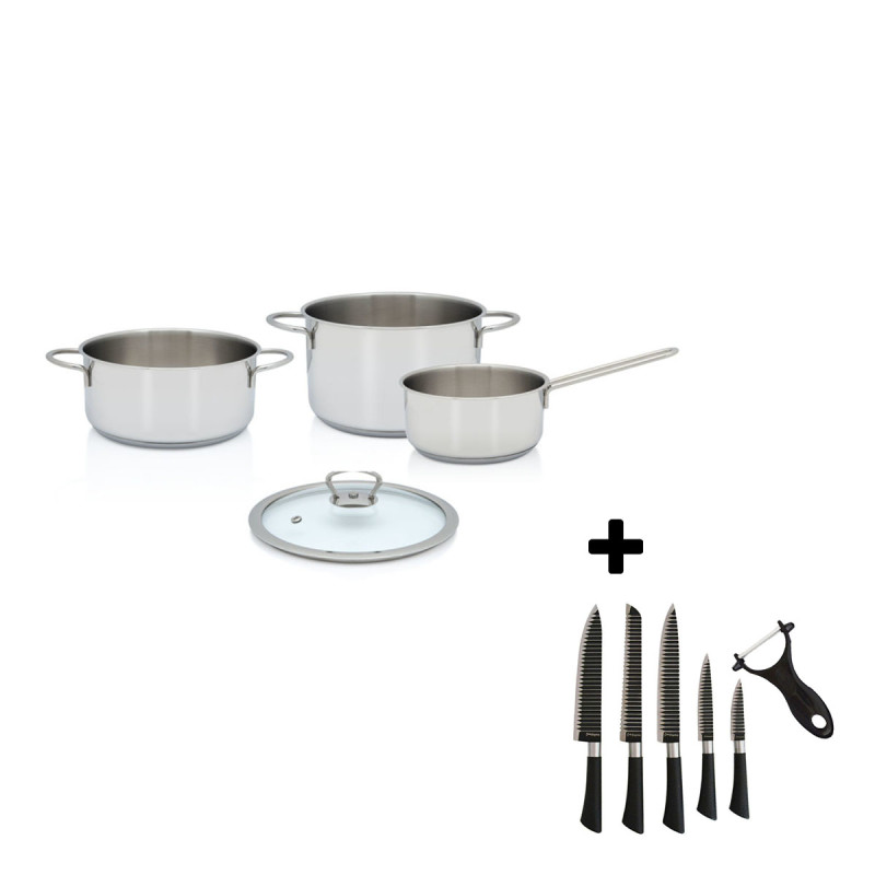 Metalac inox set KULINARIA 3/1 + poklon Sigma set noževa HL-1009