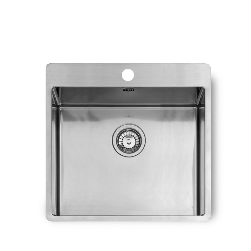 Metalac inox usadna podgradna sudopera Quadro Artinox 500 B ø90