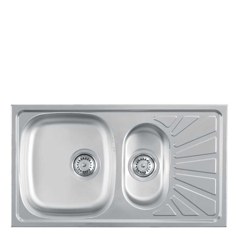 Metalac inox usadna sudopera Luna Flex 1.5D Ø90