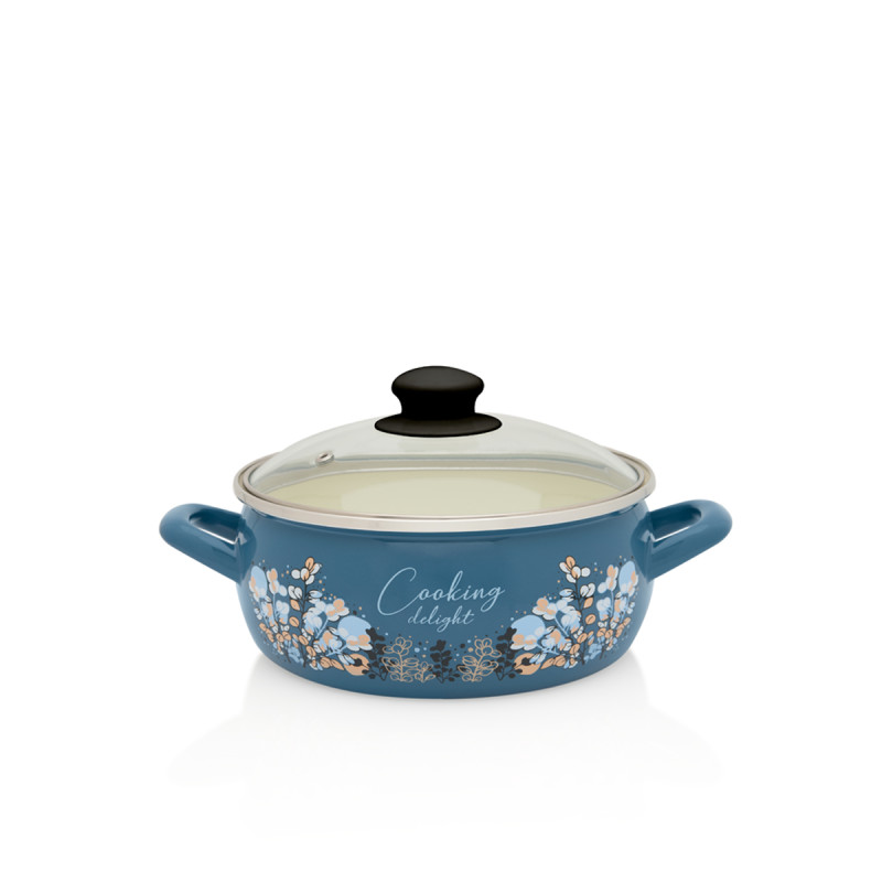 Metalac plitka šerpa BLUE COOKING DELIGHT 16cm/1,5lit