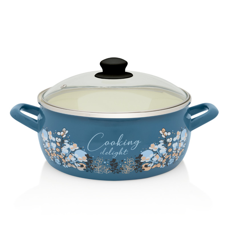 Metalac plitka šerpa BLUE COOKING DELIGHT 24cm/5lit