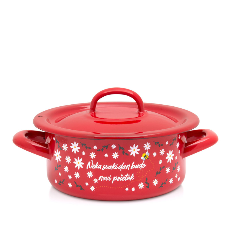 Metalac plitka šerpa PČELICA 16cm/1.5l