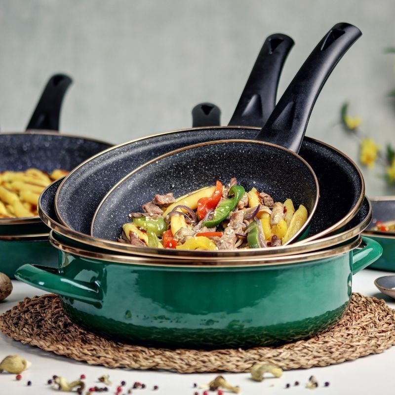 Metalac tartera GRANITE INDUCTION ZELENI 26cm/3.6lit