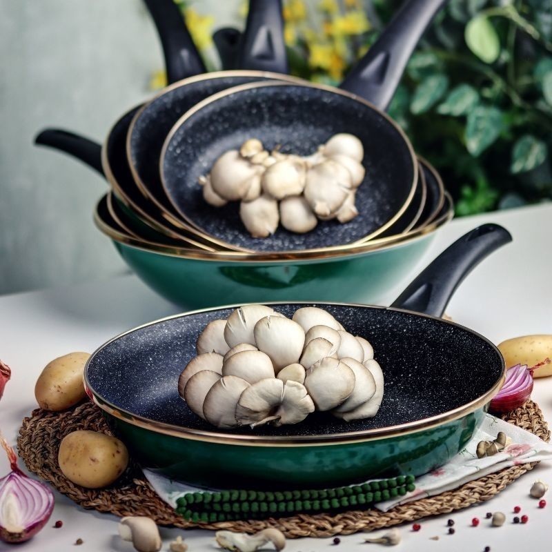 Metalac tiganj GRANITE INDUCTION ZELENI 28cm