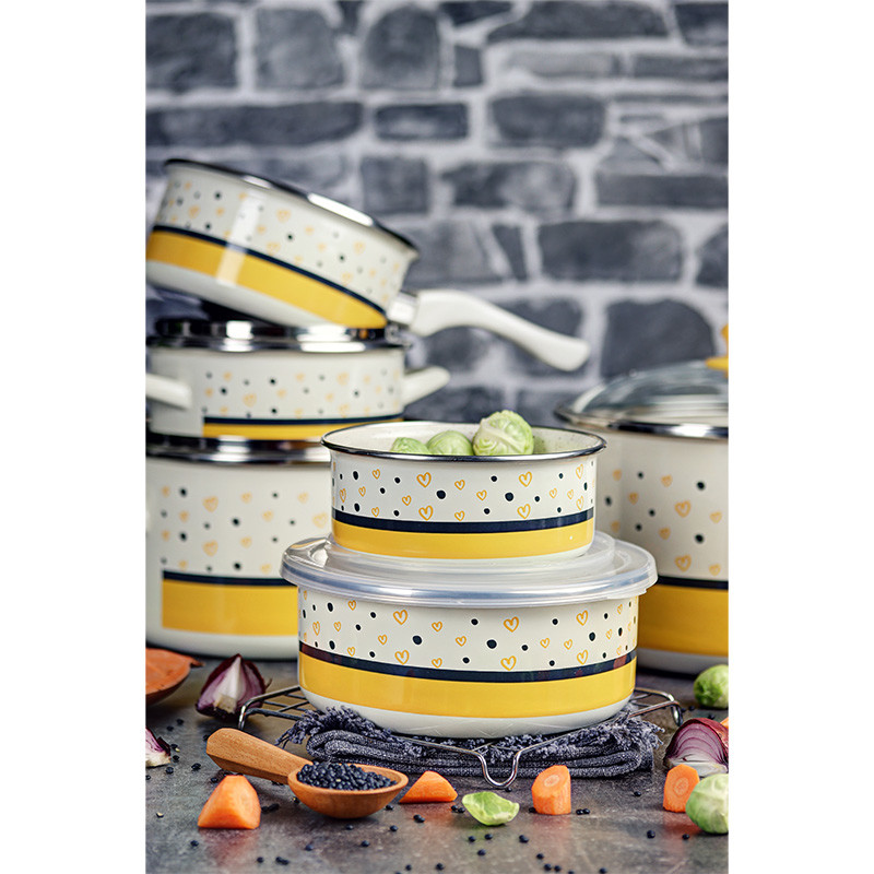 Metalac višenamenska posuda za ?uvanje hrane SRCA 14cm/0,75l