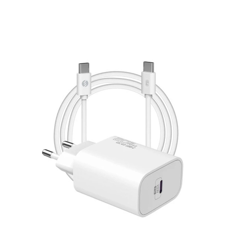 S-Link punjač za telefon sa kablom SL-EC62TP USB C TYPE C 20 W 