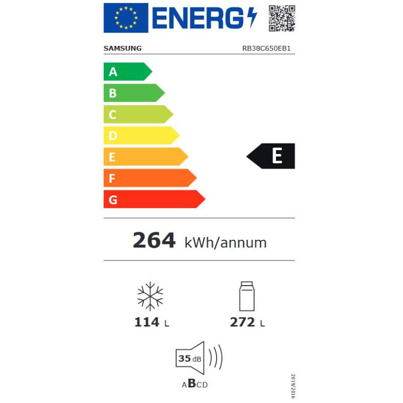 Samsung kombinovani frižider RB38C650EB1/EK
