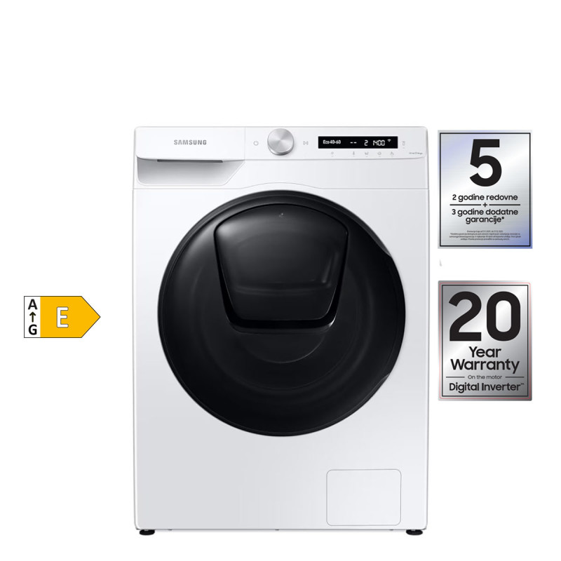 Samsung mašina za pranje i sušenje veša  WD80T554DBW/S7