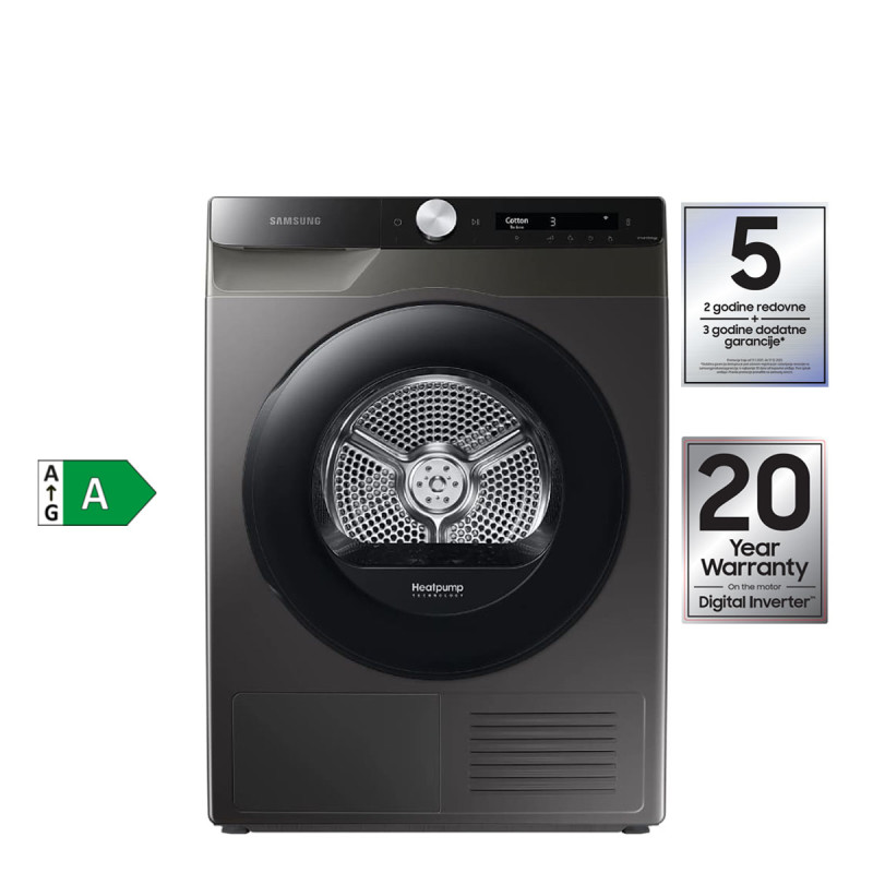Samsung mašina za sušenje veša  DV80T5220AX/S7