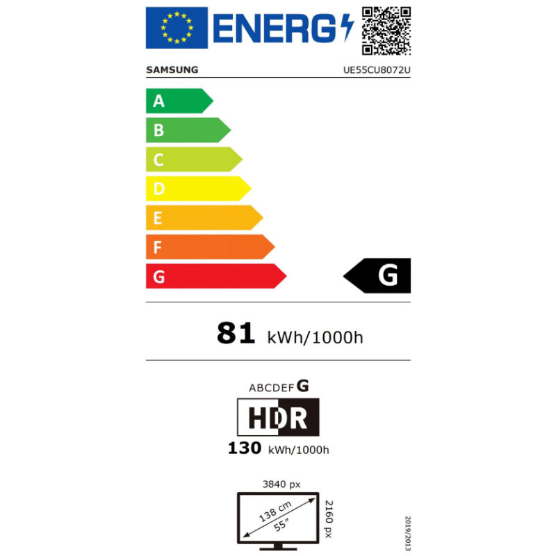 Samsung televizor UE55CU8072UXXH Smart