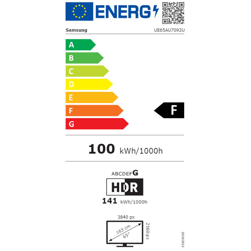 Samsung televizor UE65AU7092UXXH LED Smart