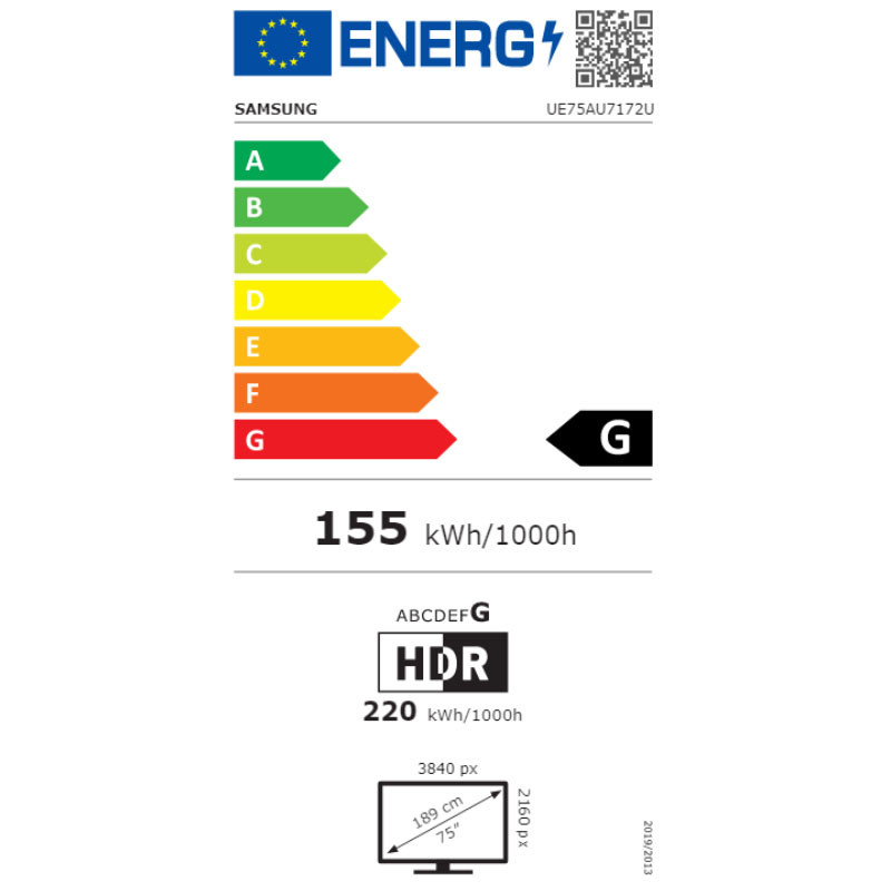 Samsung televizor UE75AU7172UXXH LED Smart 