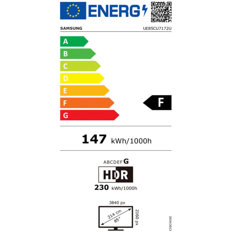 Samsung televizor UE85CU7172UXXH Smart