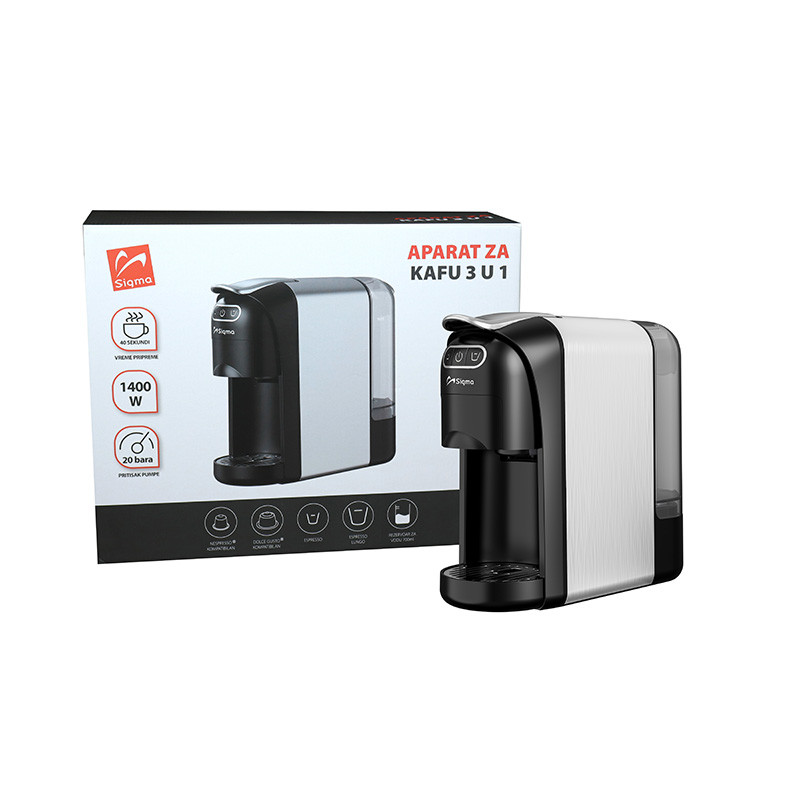Sigma aparat za espresso kafu 3 u 1 SK-1015 