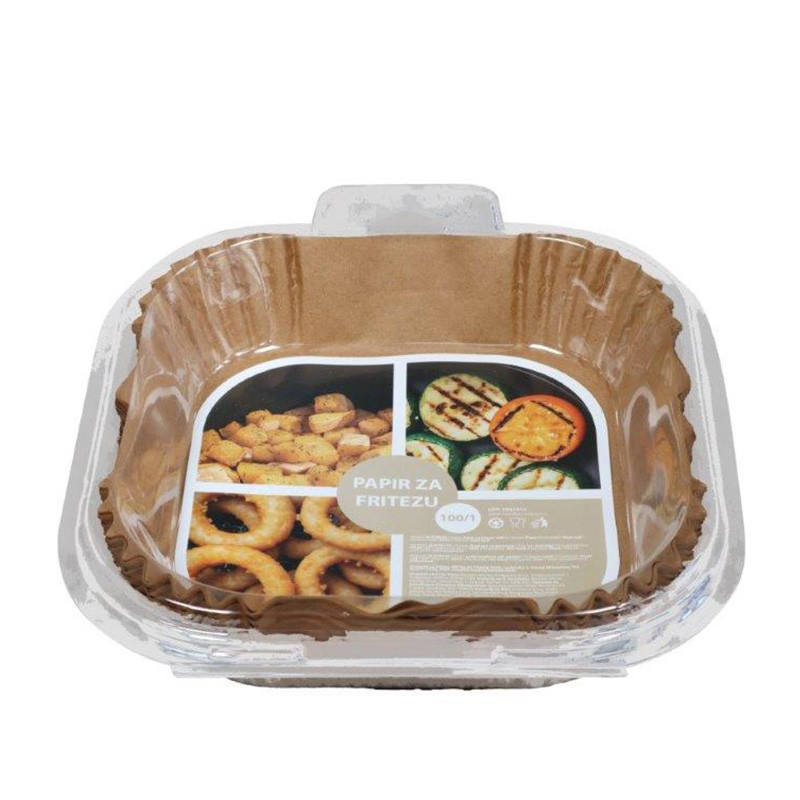 Sigma papir za fritezu ?etvrtasti 16x16cm