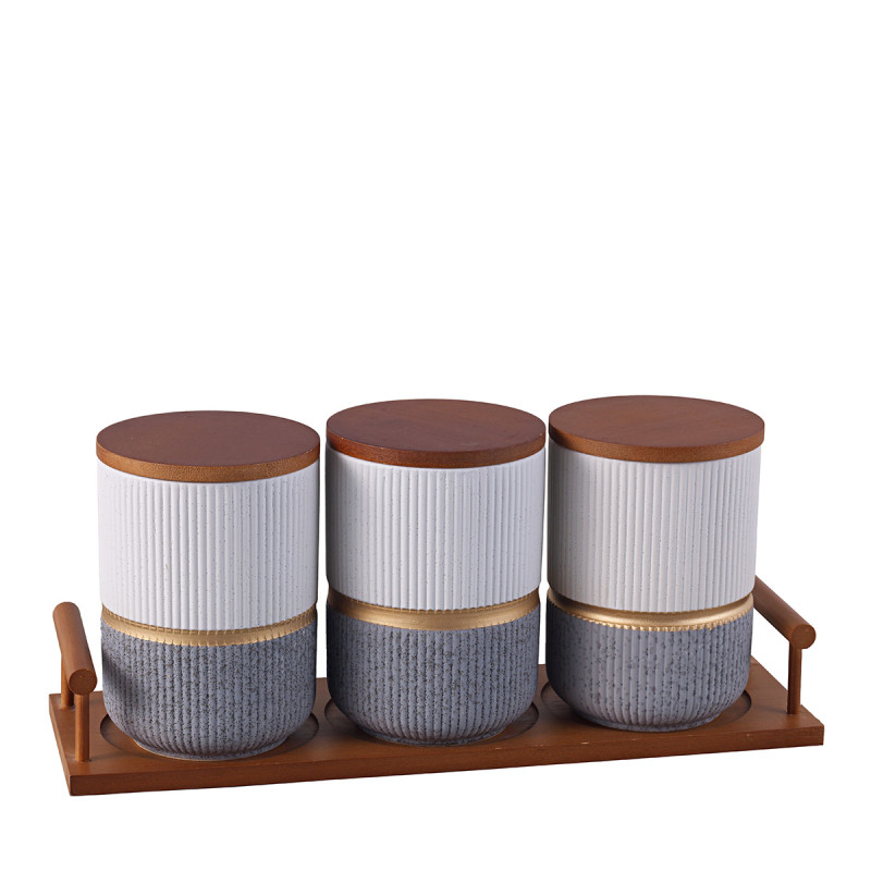 Sigma set kuhinjskih posuda sa postoljem 3/1 JY-241627-3