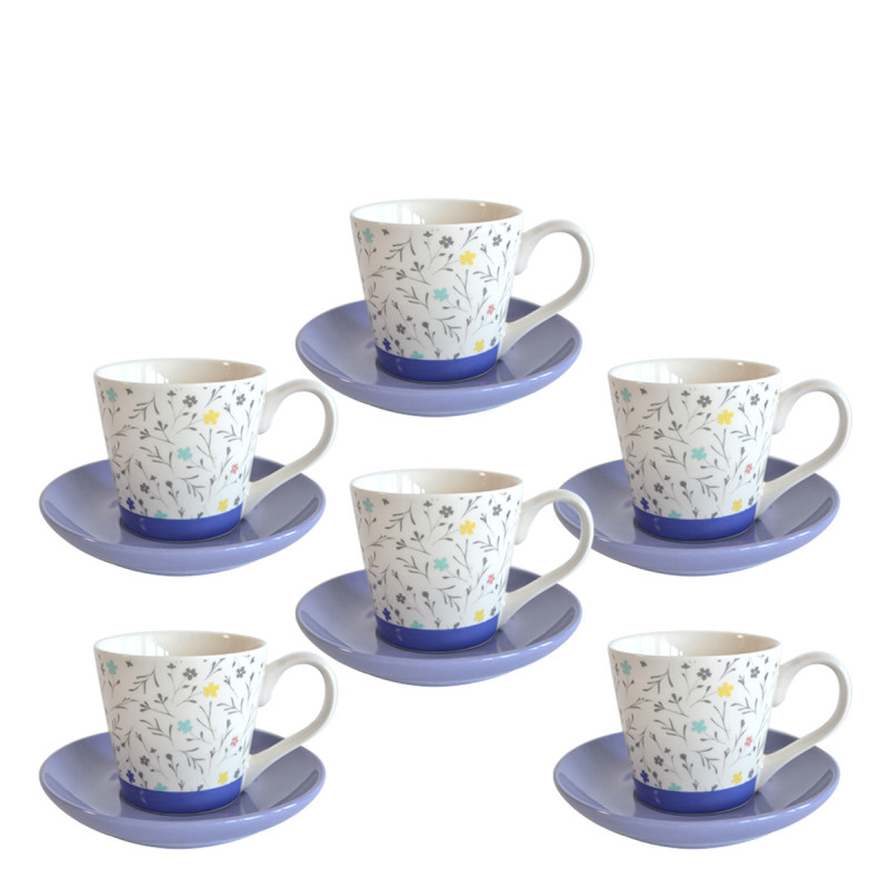 Sigma set šoljica LJUBIČASTI CVET 6/1 RXG-N22720D