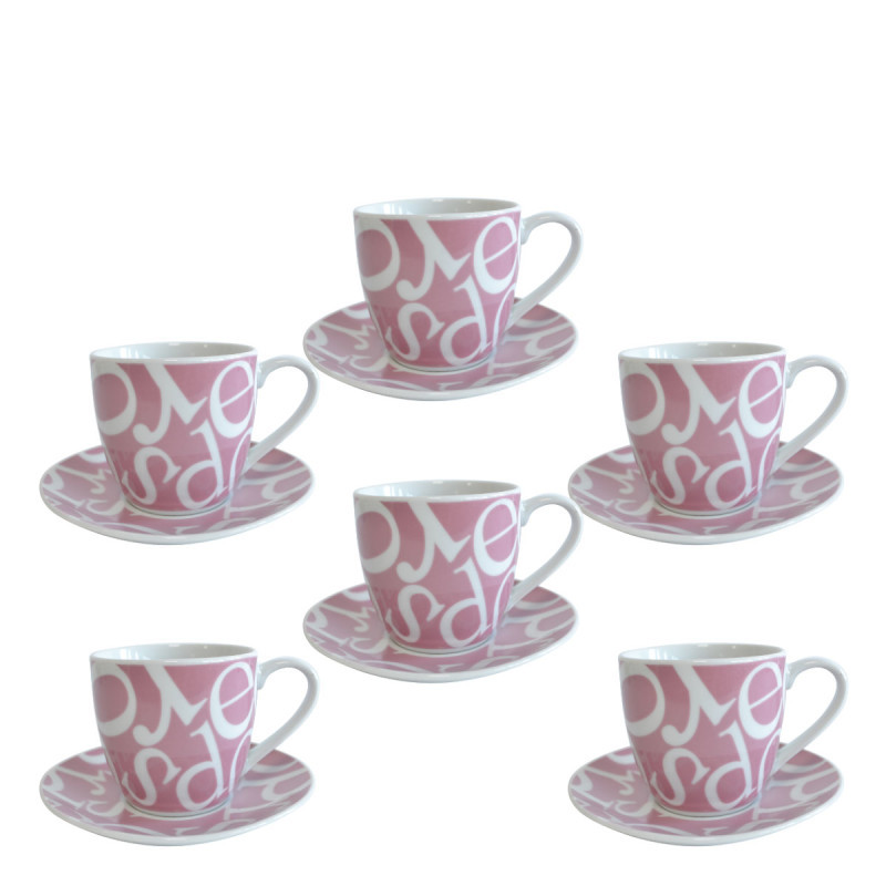 Sigma set šoljica ROZE SLOVA 6/1 JH-CY160-RO