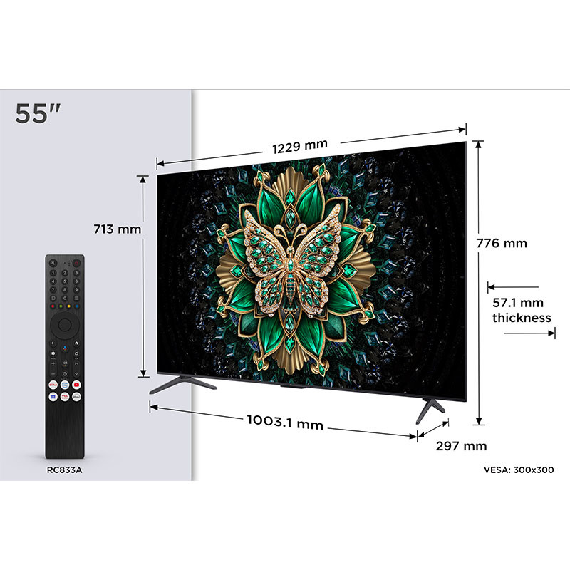  TCL televizor 55C6K MiniLED 