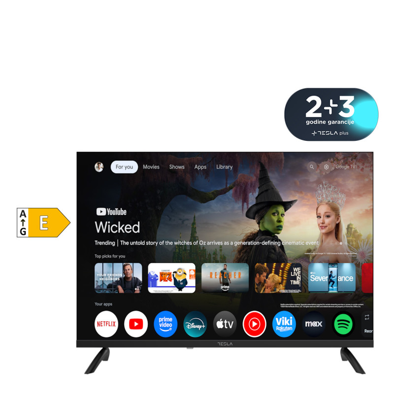 Tesla LED televizor 32E655BHS Smart
