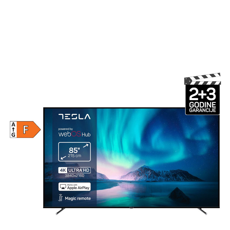 Tesla Smart televizor 85E645BUW LED