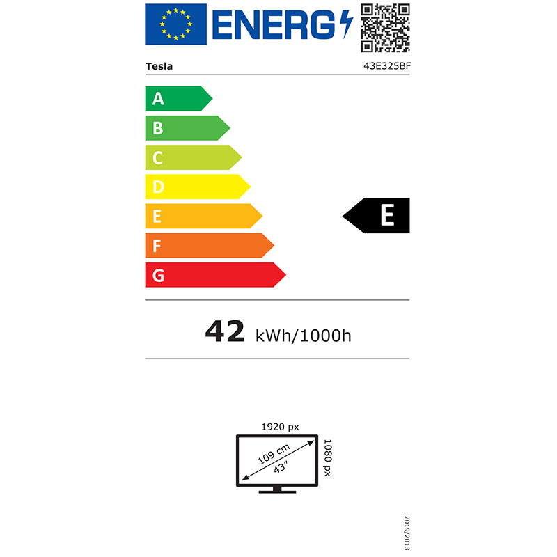 Tesla televizor 43E325BF LED